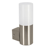 Aplique decortivo led 5w 127v luz clid tipo ntorch de cero inoxidble volteck